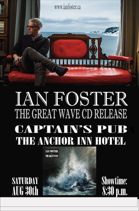 Ian Foster performs at the Anchor Inn Hotel 30 August 2014